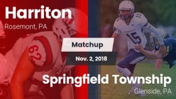 Matchup: Harriton  vs. Springfield Township  2018