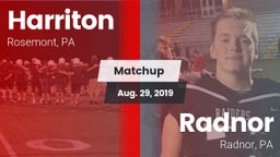 Matchup: Harriton  vs. Radnor  2019