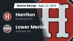 Recap: Harriton  vs. Lower Merion  2019