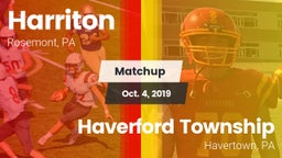 Matchup: Harriton  vs. Haverford Township  2019