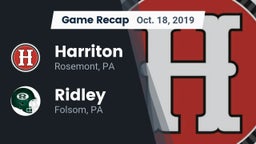 Recap: Harriton  vs. Ridley  2019