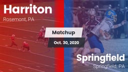 Matchup: Harriton  vs. Springfield  2020