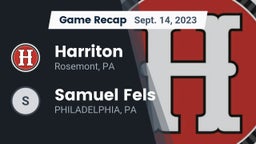Recap: Harriton  vs. Samuel Fels  2023