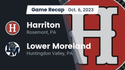 Recap: Harriton  vs. Lower Moreland  2023