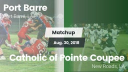 Matchup: Port Barre vs. Catholic of Pointe Coupee 2018