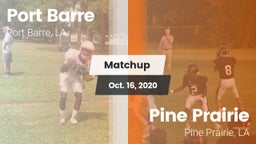 Matchup: Port Barre vs. Pine Prairie  2020