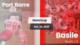 Matchup: Port Barre vs. Basile  2020