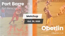 Matchup: Port Barre vs. Oberlin  2020