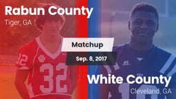 Matchup: Rabun County vs. White County  2017