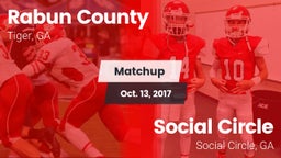 Matchup: Rabun County vs. Social Circle  2017