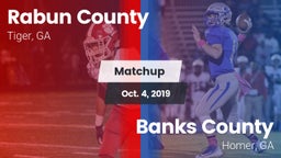 Matchup: Rabun County vs. Banks County  2019