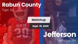 Matchup: Rabun County vs. Jefferson  2020