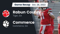 Recap: Rabun County  vs. Commerce  2022