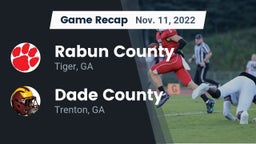 Recap: Rabun County  vs. Dade County  2022