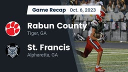 Recap: Rabun County  vs. St. Francis  2023