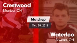 Matchup: Crestwood vs. Waterloo  2016