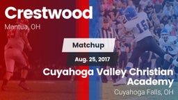 Matchup: Crestwood vs. Cuyahoga Valley Christian Academy  2017