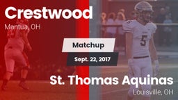 Matchup: Crestwood vs. St. Thomas Aquinas  2017