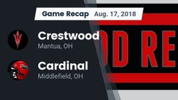 Recap: Crestwood  vs. Cardinal  2018