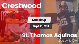 Matchup: Crestwood vs. St. Thomas Aquinas  2018