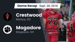 Recap: Crestwood  vs. Mogadore  2018