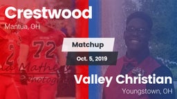 Matchup: Crestwood vs. Valley Christian  2019