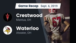 Recap: Crestwood  vs. Waterloo  2019