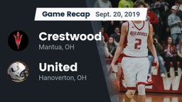 Recap: Crestwood  vs. United  2019