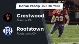 Recap: Crestwood  vs. Rootstown  2020