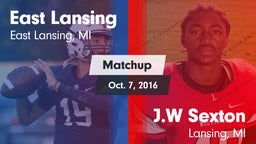 Matchup: East Lansing vs. J.W Sexton  2016