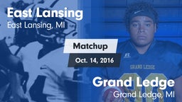 Matchup: East Lansing vs. Grand Ledge  2016