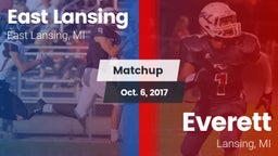 Matchup: East Lansing High vs. Everett  2017