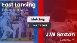 Matchup: East Lansing High vs. J.W Sexton  2017