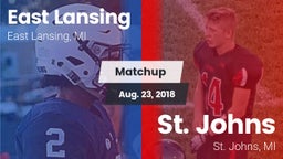 Matchup: East Lansing High vs. St. Johns  2018