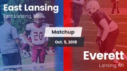 Matchup: East Lansing High vs. Everett  2018