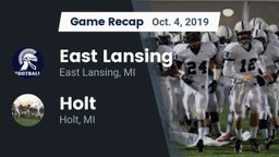 Recap: East Lansing  vs. Holt  2019