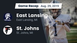 Recap: East Lansing  vs. St. Johns  2019