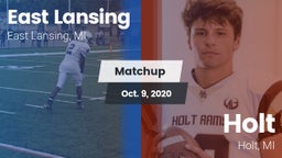 Matchup: East Lansing High vs. Holt  2020