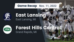 Recap: East Lansing  vs. Forest Hills Central  2022
