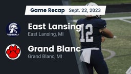 Recap: East Lansing  vs. Grand Blanc  2023
