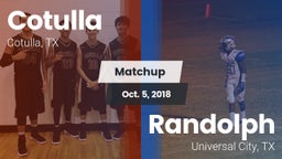 Matchup: Cotulla vs. Randolph  2018