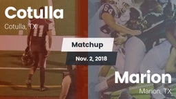 Matchup: Cotulla vs. Marion  2018