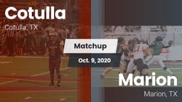 Matchup: Cotulla vs. Marion  2020