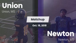 Matchup: Union vs. Newton  2018