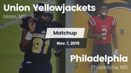 Matchup: Union vs. Philadelphia  2019