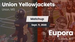 Matchup: Union vs. Eupora  2020