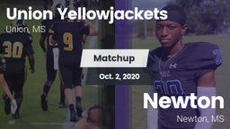 Matchup: Union vs. Newton  2020