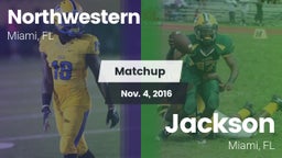 Matchup: Northwestern vs. Jackson  2016