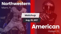 Matchup: Northwestern vs. American  2017