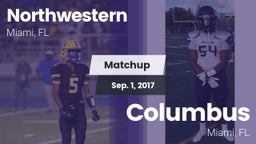 Matchup: Northwestern vs. Columbus  2017
